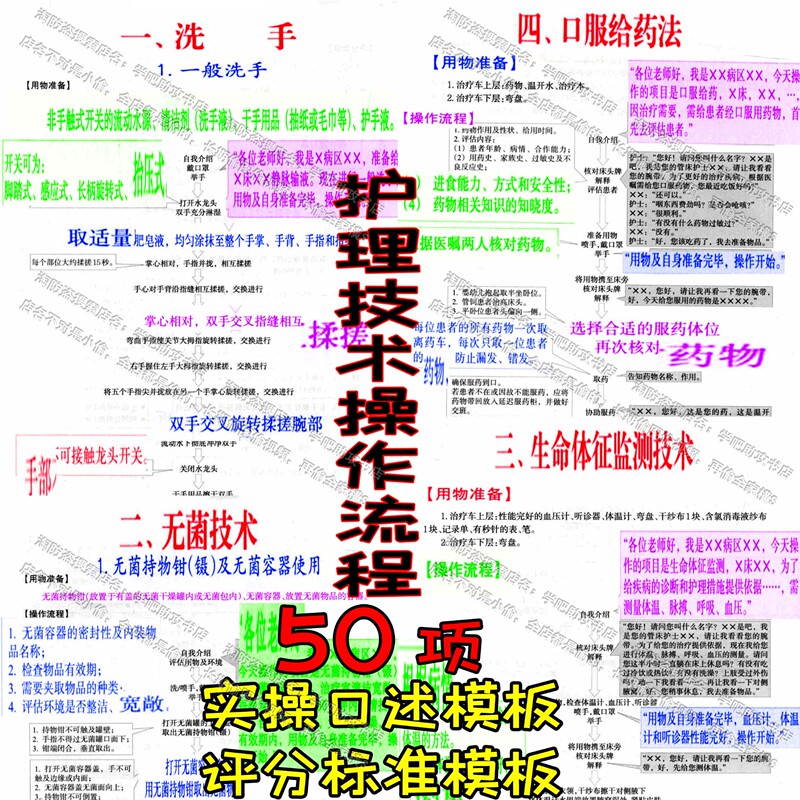 26 Basic Nursing Practice Skills, 60 Nursing Techniques, Interview Answer Templates, Scoring Standards Templates, Hospital Recruitment Nursing Exam Operation Content, Penalty Points Explanation Pdfzl