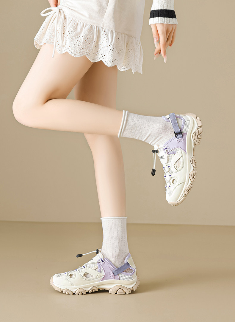 Сандалии 奥古狮登运动凉鞋女款2025新款夏季户外登山鞋透气镂空休闲溯溪鞋 Agsdon