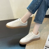 Белая обувь на платформе, универсальная спортивная спортивная обувь для отдыха, кроссовки
