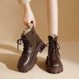 Martens, утепленные ботинки, зимние туфли, короткие сапоги