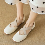 [Нет возврата, нет обмена] Одиночные женские туфли, весна и осень 2024, новый стиль, маленькие кожаные туфли Mary Jane Love, сабо, верхние сандалии