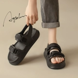 Сандалии, летняя обувь, слайдеры на платформе на липучке, спортивные пляжные тапочки