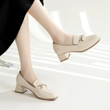 Летняя обувь, модные туфли на высоком каблуке на платформе для кожаной обуви, французский стиль, яркий броский стиль