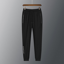 2020 spring and summer new sports trousers mens leisure fitness running quick dry breathable fitness pants mens and womens leg pants