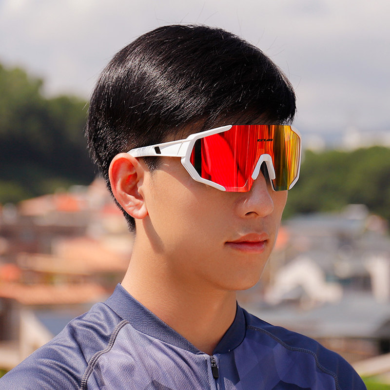 GUB cycling glasses professional road mountaineering bicycle polarization color discoloration day and night dual use wind protection goggles for men and women