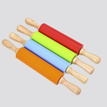 Bearing rolling pin silicone dumpling skin food grade roller Roller roller noodle stick household non-stick baking artifact rolling noodle stick