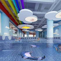 Infant children parent-child swimming pool can be customized film steel frame structure swimming pool package installation early education water education children