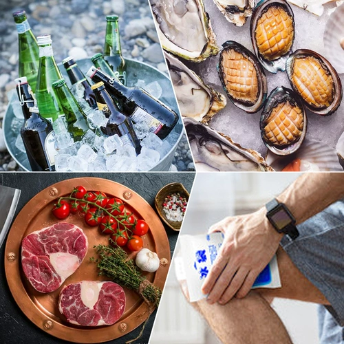 Экспресс специальный впрыск воды в пакете льда замороженные продукты свежие фрукты свежие фрукты за один раз, свежий, охлаждаемый сухой мешок с льдом неоднократно использует