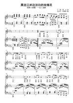 Heilongjiang shore white roses-drop D-F bG G bA B C D bE E tune adjustable HD