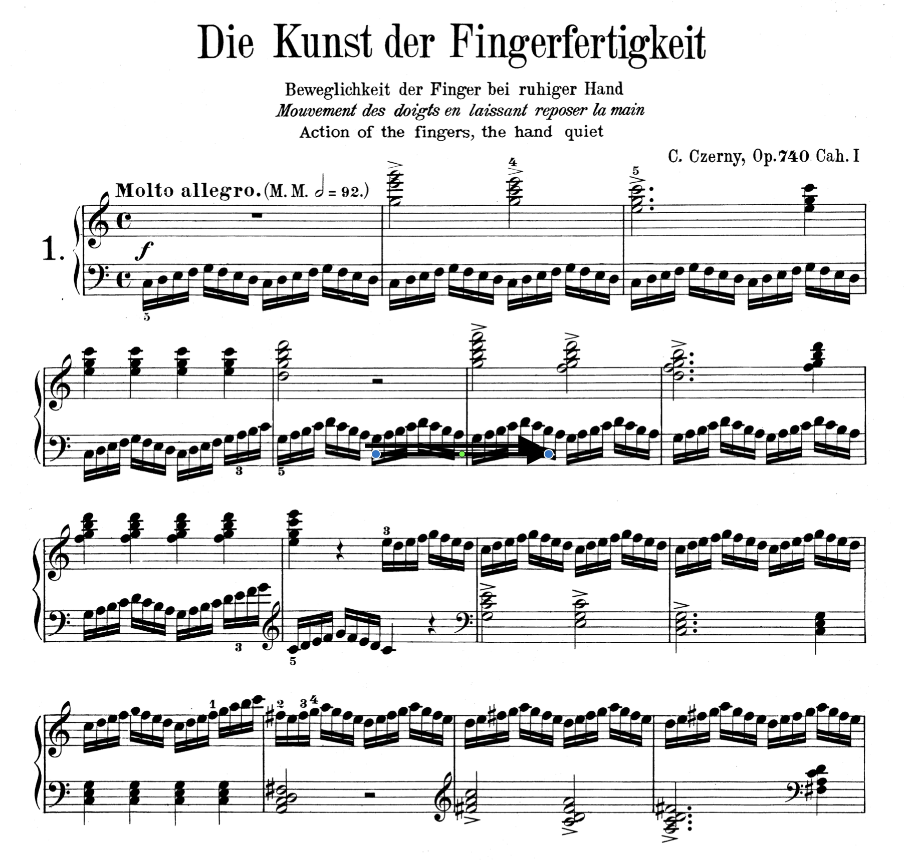 Carny practice qu OP: 740 > Czerny-op: 740 full set of electronic high-definition foreign prints