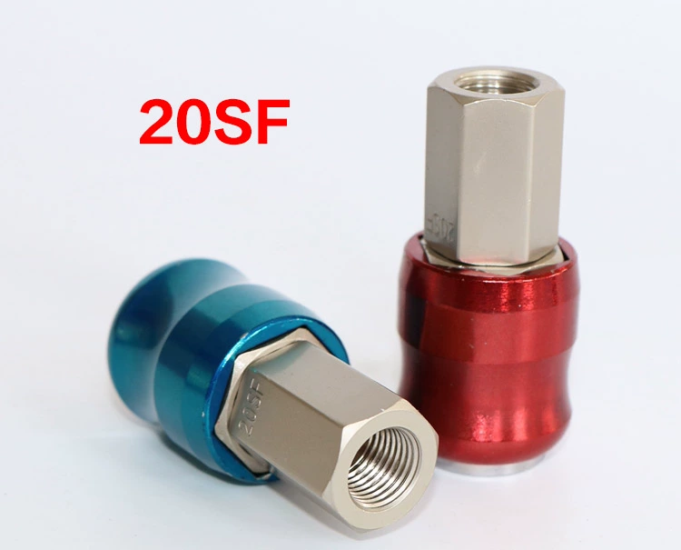 C loại khí nén nhanh khớp tự khóa ống khí nén máy nén khí bộ phận công cụ ống nối nam và nữ chèn nhanh đầu nén khí mini