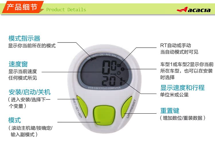 Compteur de vélo ACACIA - Ref 2439436 Image 49