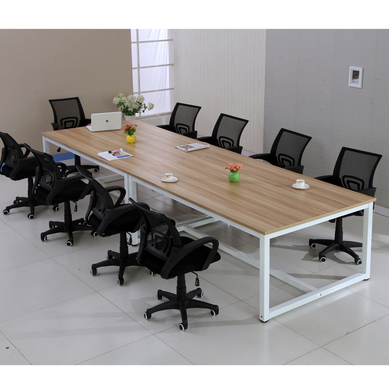 Conference table long table simple workbench staff table large training negotiation table simple modern staff table