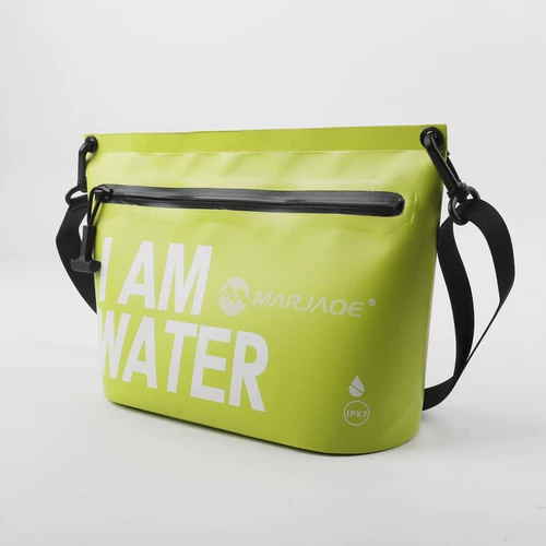 Воздухонепроницаемая водонепроницаемая сумка с молнией, водонепроницаемая система хранения на одно плечо для плавания для путешествий