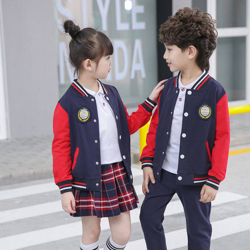 School uniforms for primary and middle school students Suit Kindergarten Garden Clothing Spring And Autumn Clothing for men and women Sports uniforms for men and women's clothing for leisure wear 
