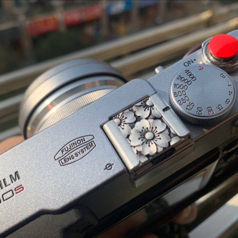 Hot selling tea cherry blossom Leica Foxin Leica Foxin's Canon Panasonic Single eye micro single eye camera negatives Machine hot boot protection cover