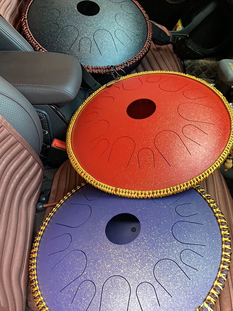 () Lu Ru seeped copper drum 14 inch 14 tone butterfly drum Spirit ethereal drummer Disc drum Professional percussion instrument