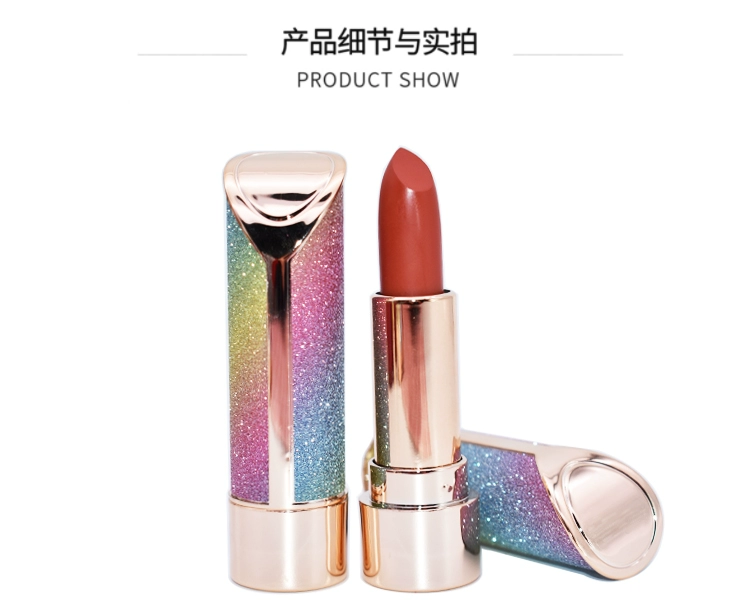 Trang điểm chính xác trang điểm son môi sinh viên dưỡng ẩm màu máu bò dưỡng ẩm không dễ làm mất màu son môi ẩm đẹp làm đỏ - Son môi bbia màu 23