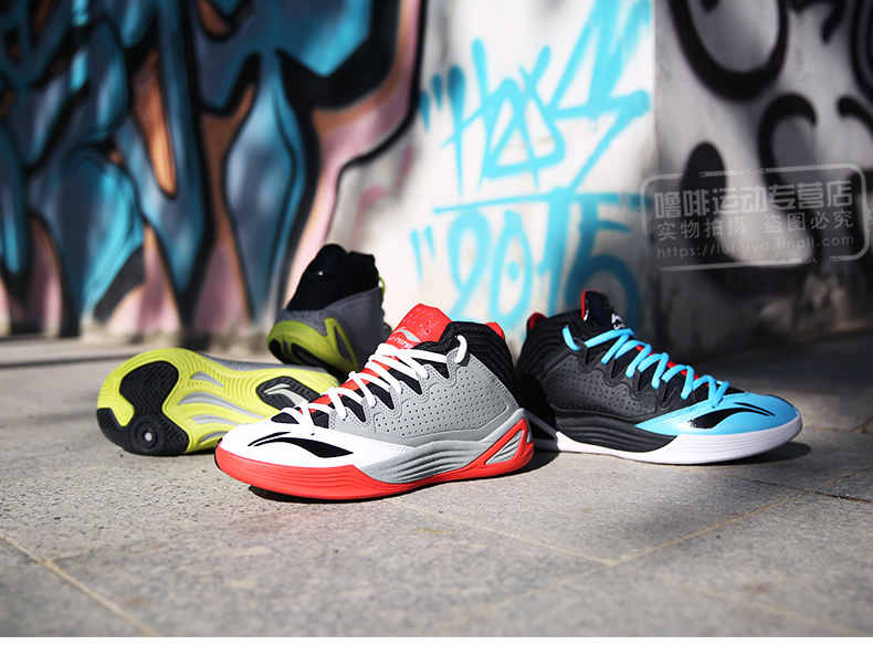 Li Ning của nam giới giày air raid 2 thế hệ cao giày bóng rổ lội lội chịu mài mòn thể thao thoáng khí cát giày nam abak035 giày sport nam