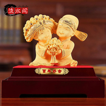 Wedding gifts for newlyweds creative and practical wedding gifts for friends high-grade ornaments velvet gold