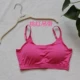 Với áo ngực che ngực cup một ống áo ngực quấn ngực không có vòng thép thể thao yoga mỏng vest