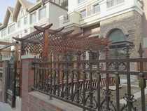 Nanjing Changshu Grape Rack Anticorrosive Wood Courtyard Carbonized Wood Outdoor Pavilion Outdoor Gallery Climbing Pergola Flower Rack Corridor