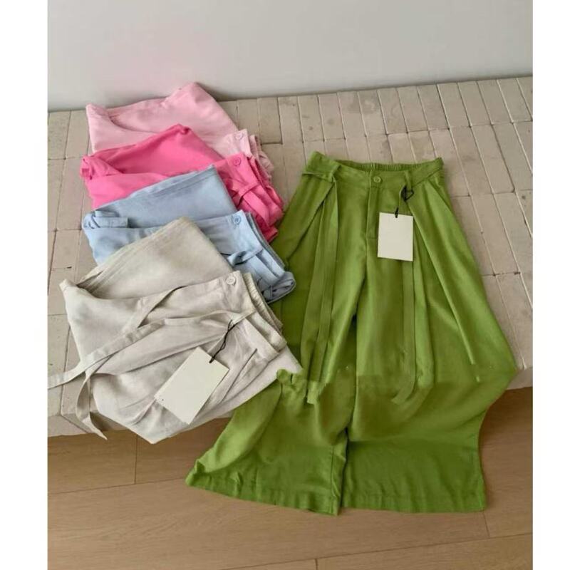 Bargain Find 0723【Nana's Offer】Drawstring Cotton-Linen Wide-Leg Pants No Fading, No Replacement, Xiaobai 322 Bargain Find 0723【Nana's Offer】Drawstring Cotton-Linen Wide-Leg Pants No Fading, No Replacement, Xiaobai 322