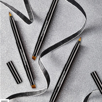 Lip brush Lipstick brush telescopic portable beginner lipstick brush Lip brush double-headed makeup brush Eye shadow brush female