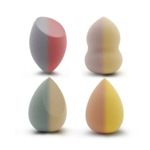 Temperature Sensitive Color Change Beauty Egg Sponge Powder Bashing Makeup Facial Beauty Makeup Ball Hyacinth Dry Wet Double Duty Pink Grey
