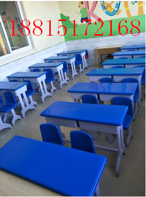 Kindergarten desks and chairs special desks and chairs children's double desks and chairs children's plastic steel desks and chairs learning desks and chairs