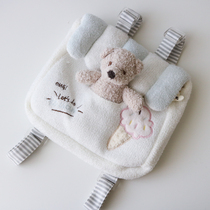 W1962 Japanese plush velvet three-dimensional bear shoulder bag creative Bear ice cream schoolbag children gift