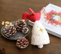  W1962 Japanese plush Christmas happy bird bells Music cable bells pendant Christmas tree