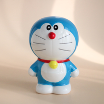 W1962 export of Japanese ceramic Doraemon Tinkerbell Doraemon piggy bank ornaments for children