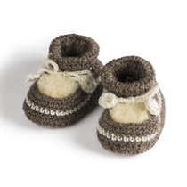 W1962 New Zealand imported Classic Sheepskin wool children Winter home shoes 12-15 months