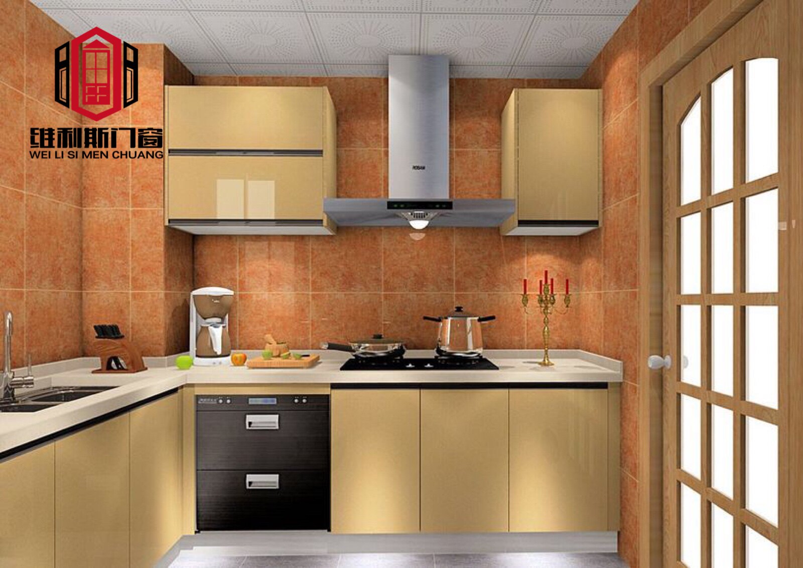 Good Aluminum Art Overall Cupboard Wine Cabinet Bookcase Wardrobe and Footwear Cabinets and other furniture Customized