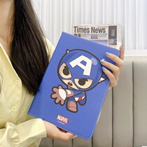 10 2 genuine ipad8 covers Air4 Captain America pro11 10 5 iron man mini5 shatter-resistant 9 7 Leather Case 6