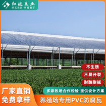 pvc anti-corrosion sound insulation flame retardant plastic steel tiles breeding factory cattle shed sheep shed pig shed chemical ceramics factory tiles metal factory tiles