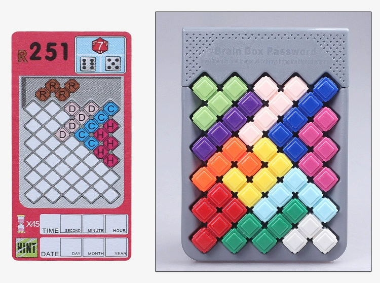 Little Goodies Mã khối thông minh 864 Tetris Puzzle Máy bay Câu đố Đồ chơi giáo dục - Đồ chơi IQ