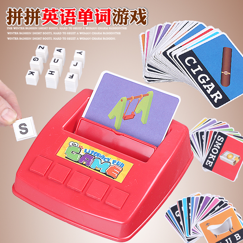 Children Early Education Puzzle Teaching Aids Toys English single word English spelling single word baby know the phonetic alphabet