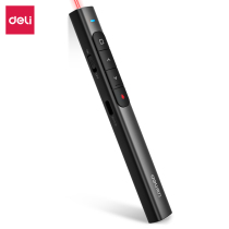 Customizable Deli MA120 Laser Page Turning Pen Red Light 50m Remote Control Conference PPT Teaching Demonstration Rechargeable Model