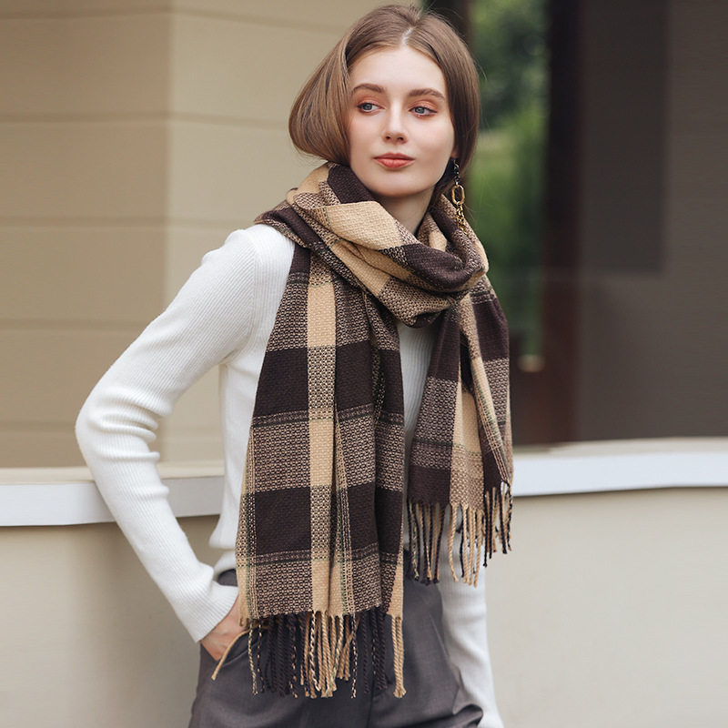 Candy Keen scarf female 2022 winter new casual outdoor warm and cold scarf for girlfriend