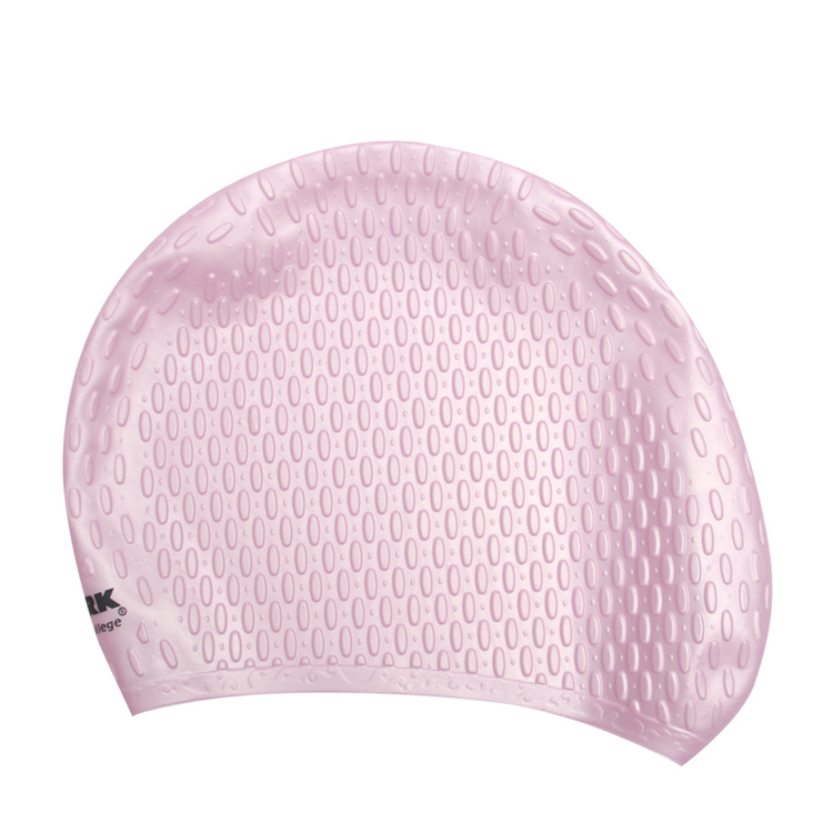 Mũ bơi không thấm nước Earmuffs Silicone Mũ bơi chuyên nghiệp Tóc dài lớn Không đầu nam và nữ Mũ spa mũ bơi 361