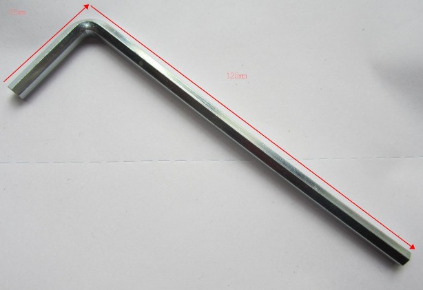 Lengthened hexagonal wrench standard 6mm 5mm 4mm