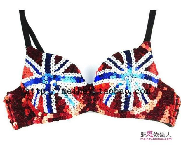 Câu lạc bộ đêm châu Âu và châu Mỹ DS nữ ca sĩ trình diễn áo ngực mặc hiphop nhảy jazz hip hop sequin bikini