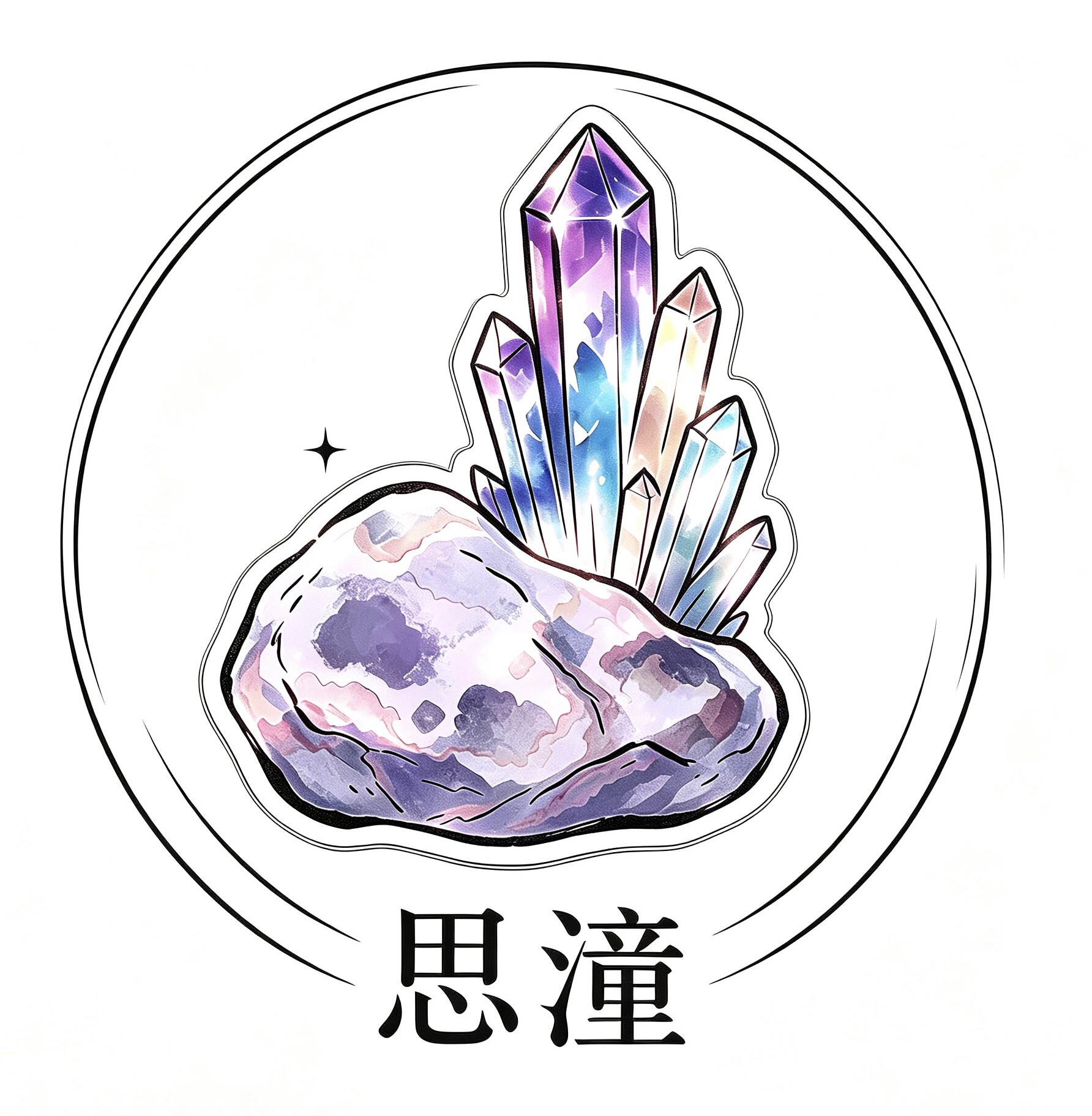 思潼水晶矿物的LOGO