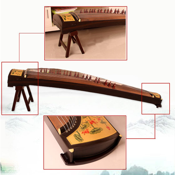 Guzheng 스탠드 단단한 나무 스탠드 guzheng 스탠드 선 스타일 휴대용 곡선 스탠드 앉아 유형 작은 스탠드 유니버설 성능 스타일