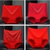 4 quần womens eo cao bông bụng nâng hông bông đỏ Modale ren quần tam giác cuộc sống tuổi 