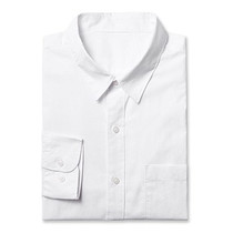 Fan Honestly Washed Cotton Pure Cotton Small Square Collar Casual 100 Lap Long Sleeve Shirt Mans Shirt White Shirt White Shirt