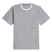 Fan T-shirt striped short sleeve striped T-shirt with pure cotton Compassionate student 100 hitch to hit the undershirt half sleeve
