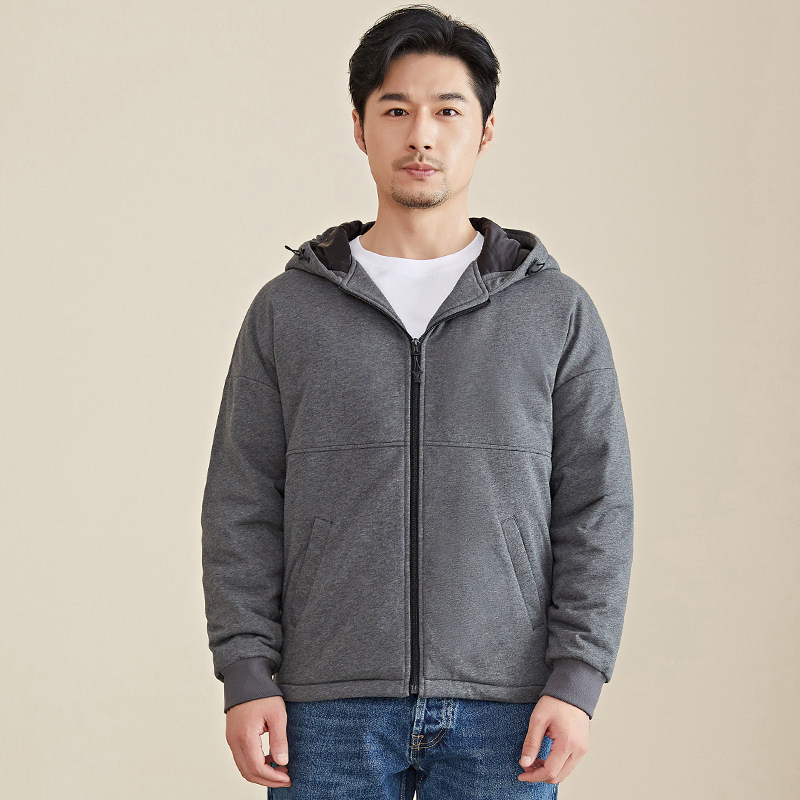 In winter 2023, new men's trend of thin down jacket short - lined jacket sports warm thick coat